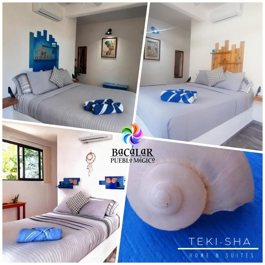 Teki-Sha Home&Suites Bacalar Exterior foto